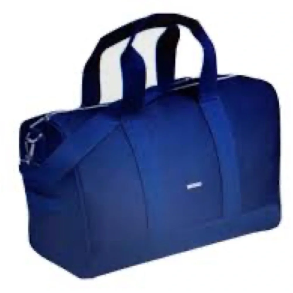 Giorgio Armani Blue Duffle Bag
